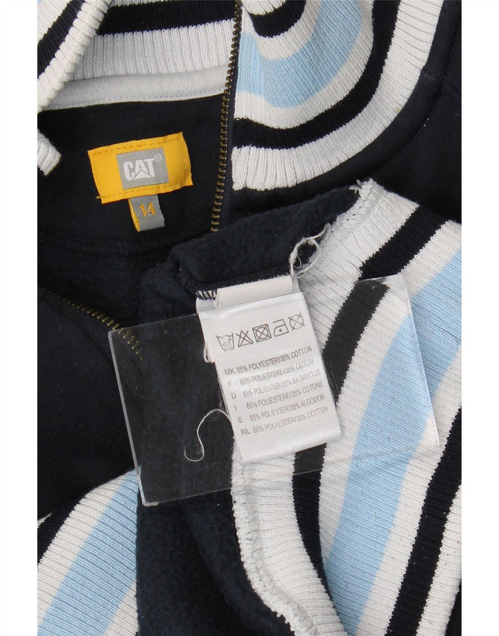 Caterpillar Chaqueta de chándal con gráfico para niños 13-14 años Azul Marino