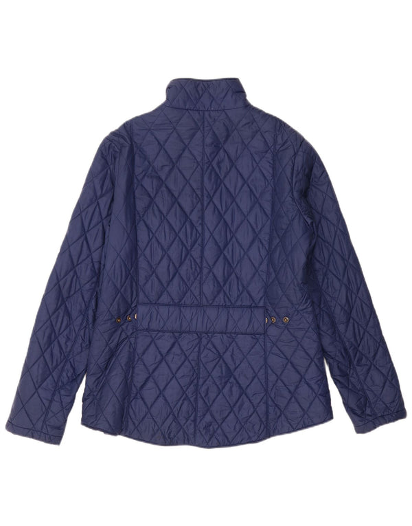 Barbour Chaqueta acolchada para mujer Reino Unido 44 Grande Poliamida azul marino