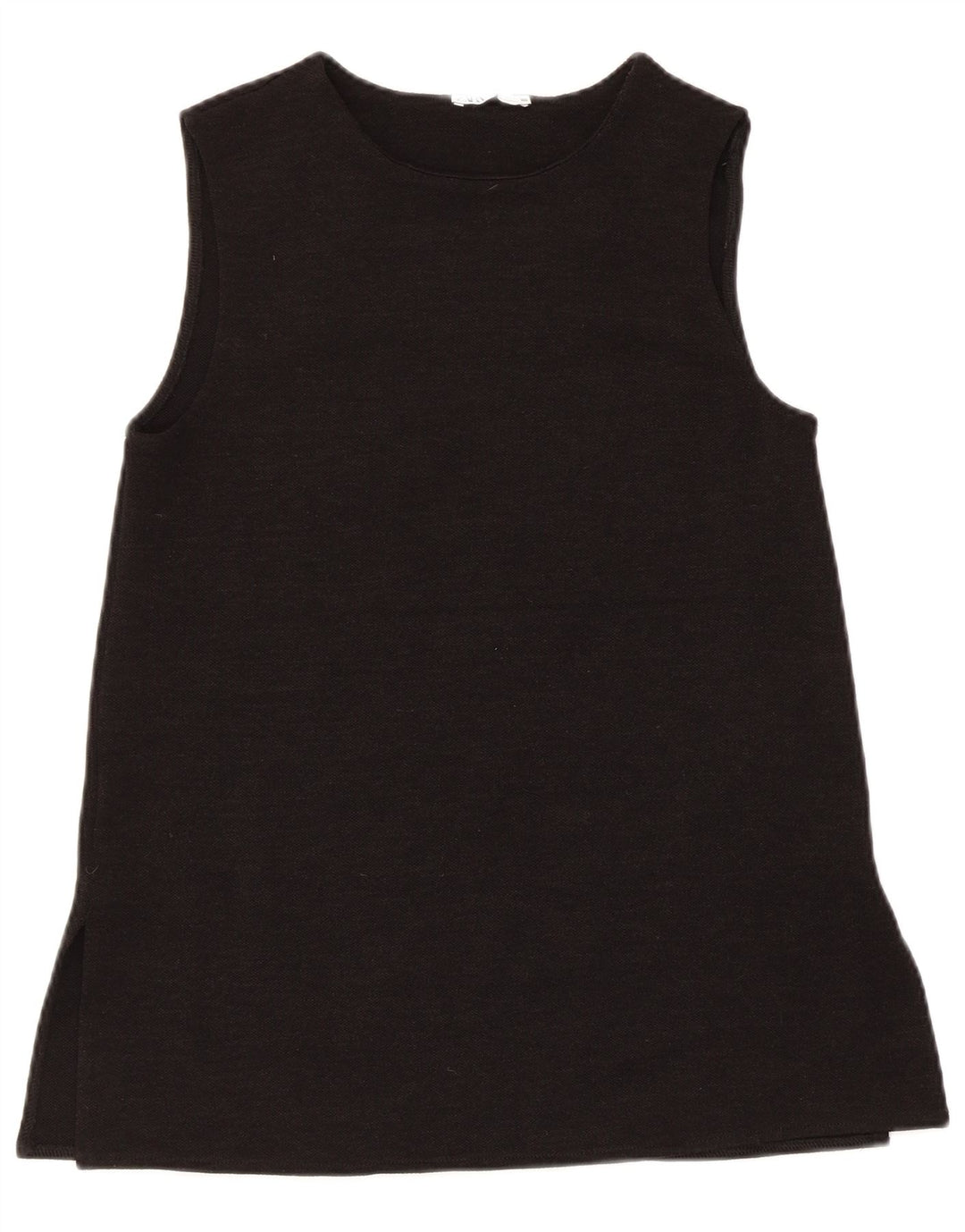 Zara Mujer Chaleco Top UK 10 Small Negro