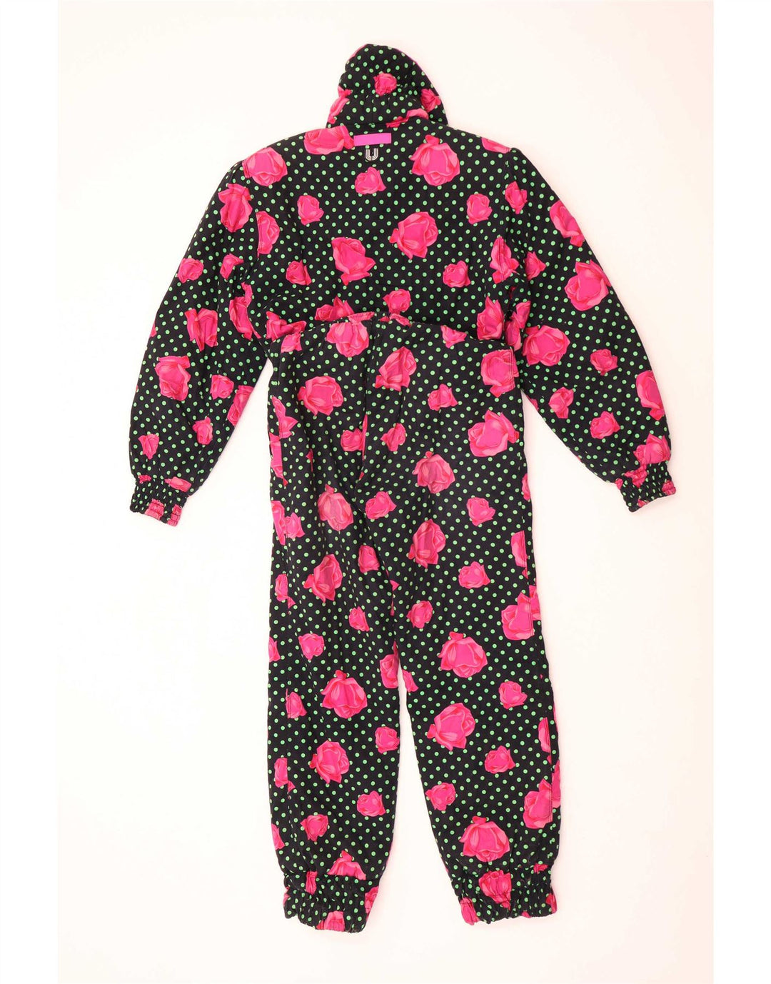 Mono de esquí para mujer Ungaro IT 44 Medium Black Floral Cotton