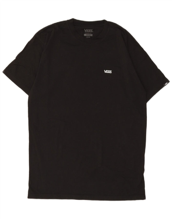 Camiseta Vans Classic Fit para hombre, talla mediana, algodón negro