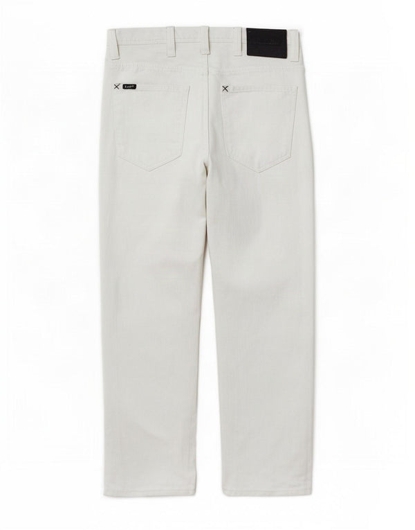Vaqueros Lee Zed Straight para Mujer W31 L30 Algodón Blanco