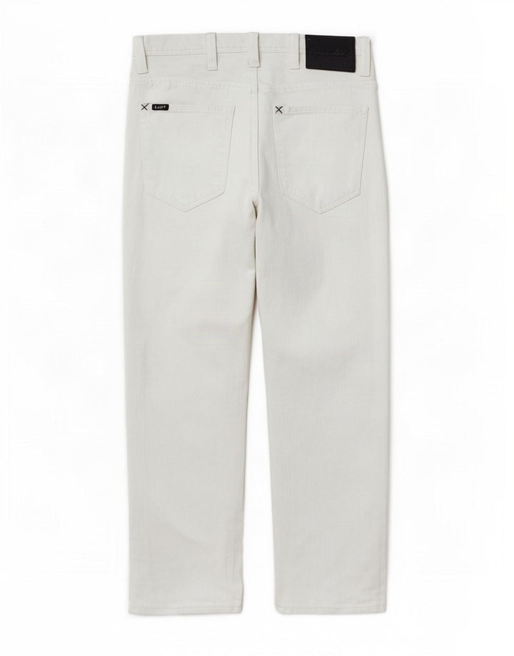 Vaqueros Lee Zed Straight para Mujer W31 L30 Algodón Blanco