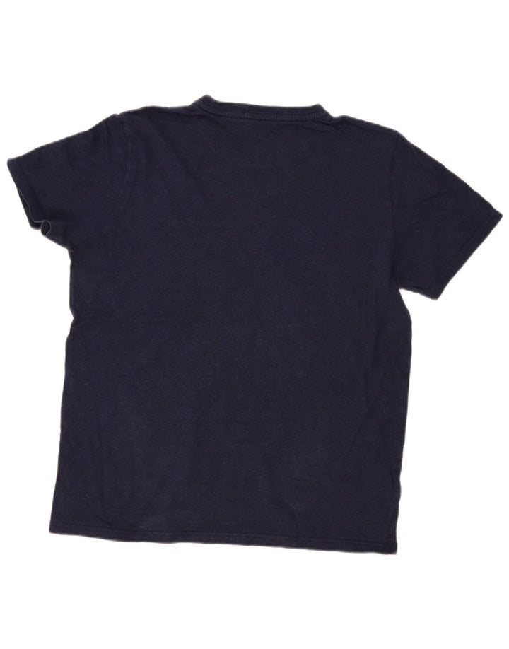 Fred Perry - Camiseta para hombre, talla grande, color azul marino, algodón
