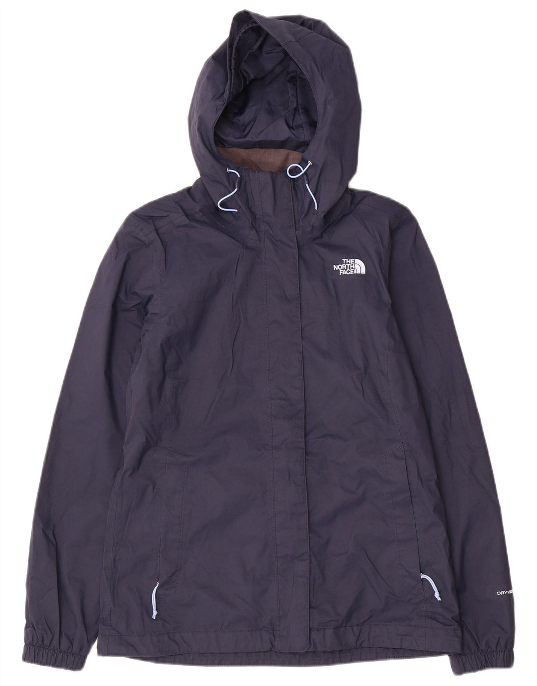 The North Face Chaqueta impermeable con capucha para mujer UK 10 Small Azul marino Poliéster