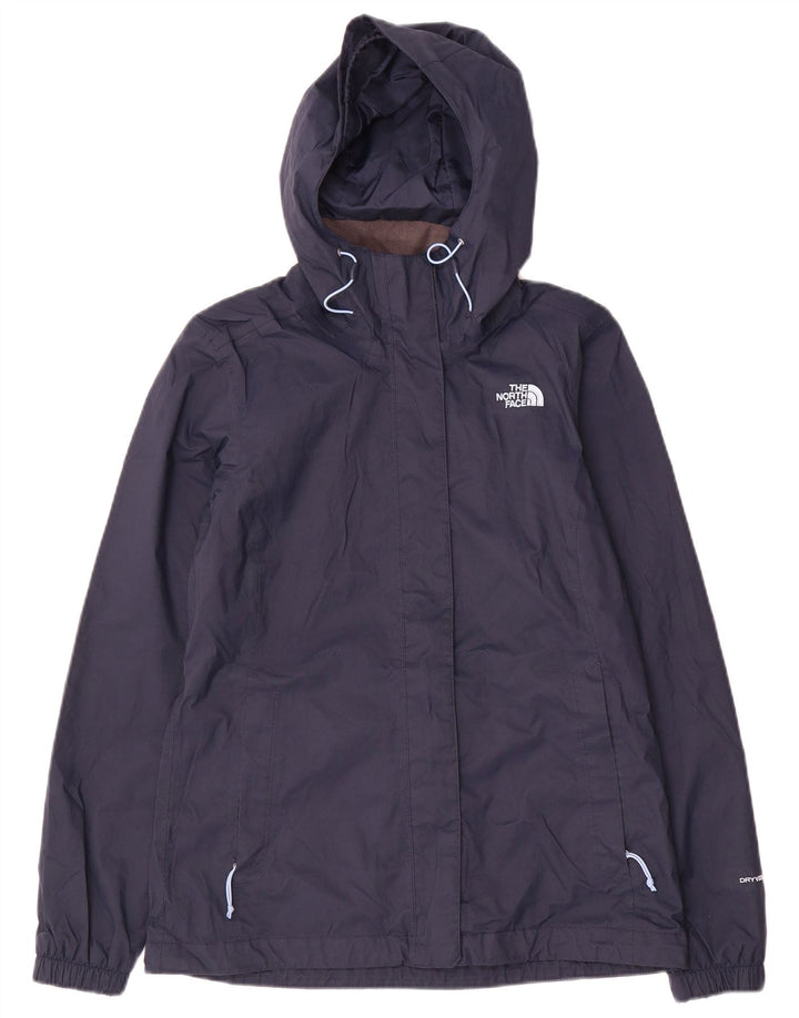 The North Face Chaqueta impermeable con capucha para mujer UK 10 Small Azul marino Poliéster