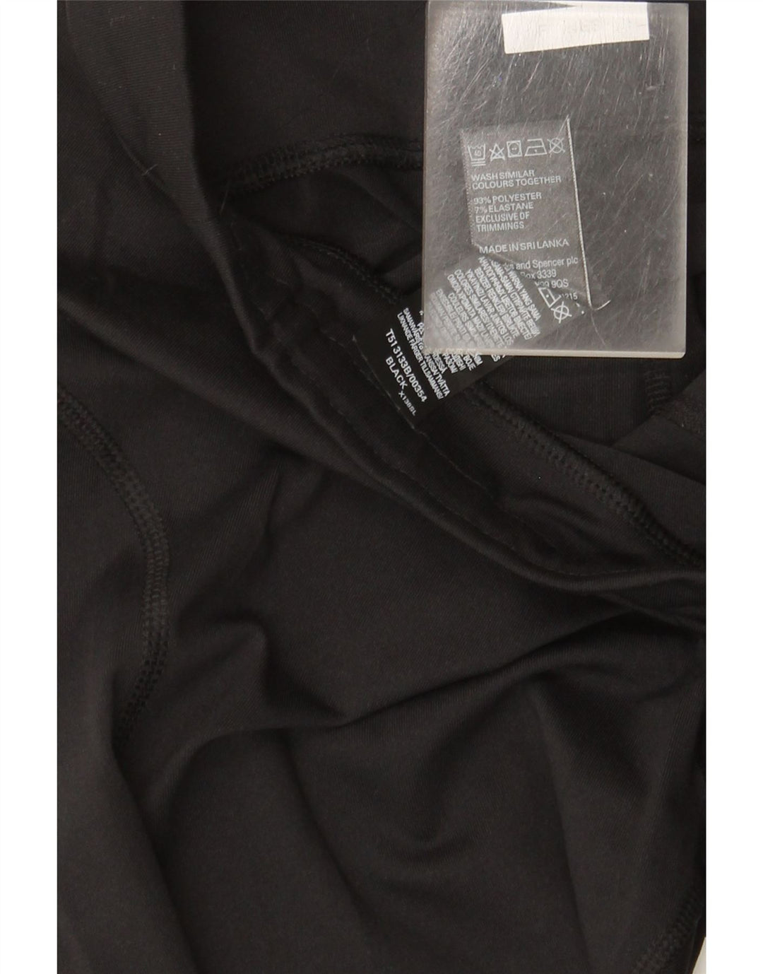 Marks & Spencer Leggings para mujer UK 40 Mediano Poliéster negro