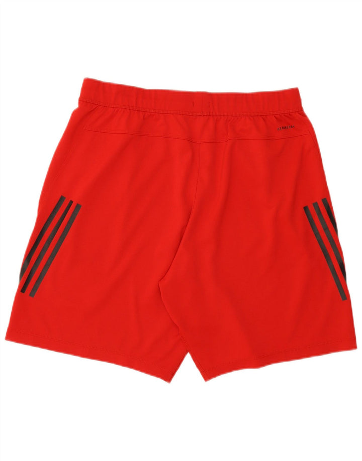 Adidas Mens Aeroready Sport Shorts Grande Rojo Poliéster