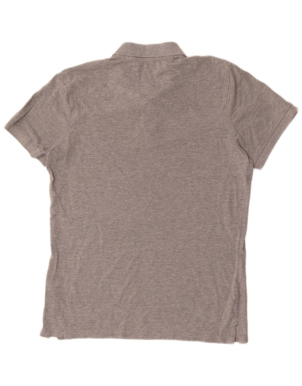 Polo para hombre de algodón gris medio de Mountain Warehouse