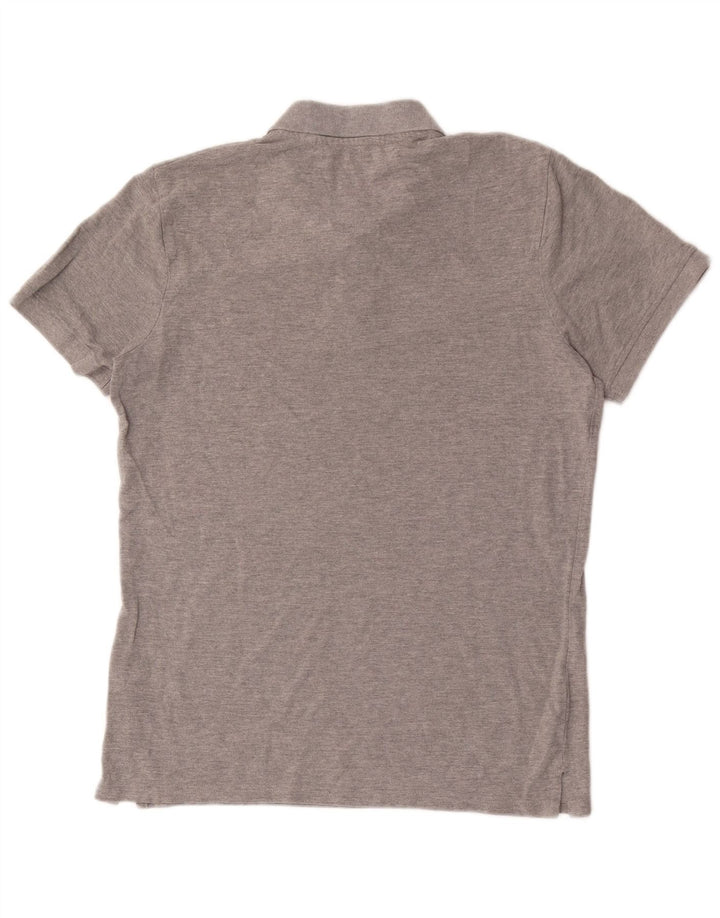 Polo para hombre de algodón gris medio de Mountain Warehouse