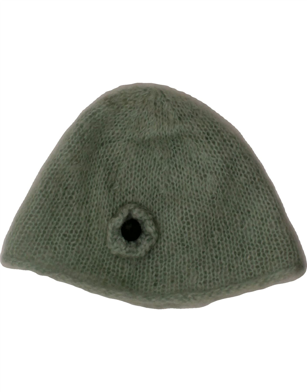 VINTAGE Womens Knit Beanie Hat One Size Green Vintage Vintage and Second-Hand Vintage from Messina Hembry 