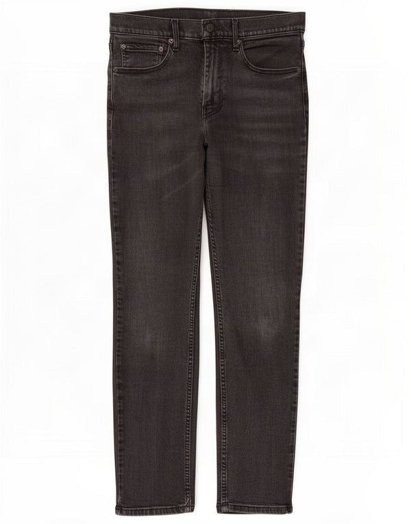 Levi's Mens 511 Slim Jeans 32 L30 Algodón negro