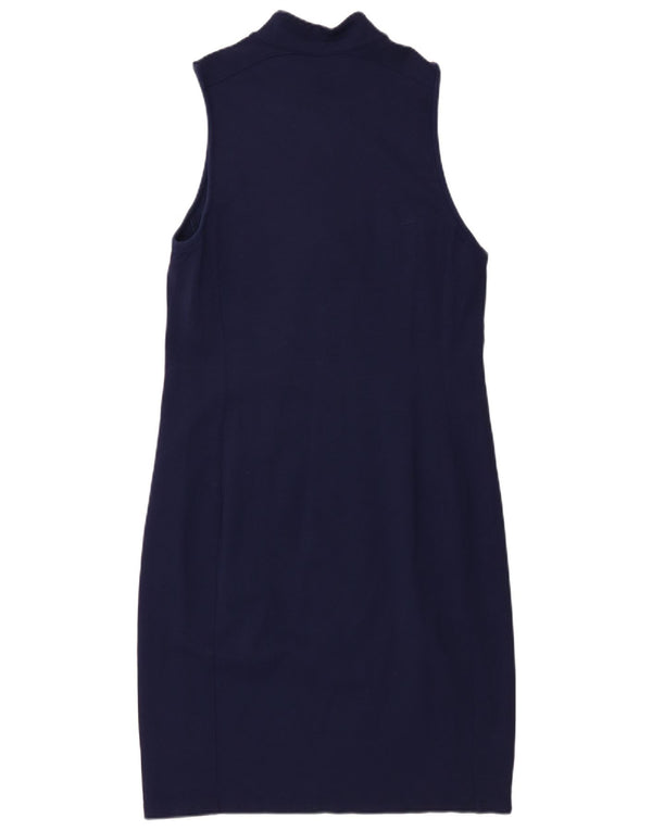 Ralph Lauren Vestido tubo sin mangas para mujer UK 44 Grande Viscosa azul marino