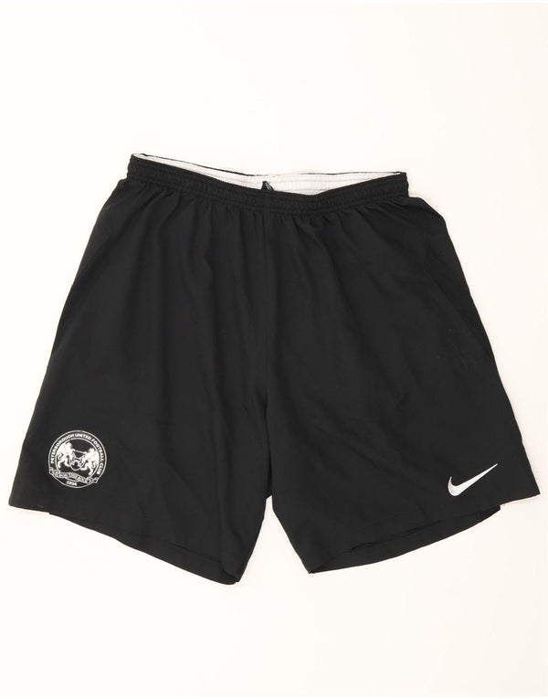 Nike Pantalones cortos deportivos Dri Fit para niños 13-14 años XL Negro Poliéster