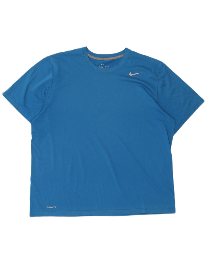 Nike Camiseta Dri Fit para Hombre Top XL Azul