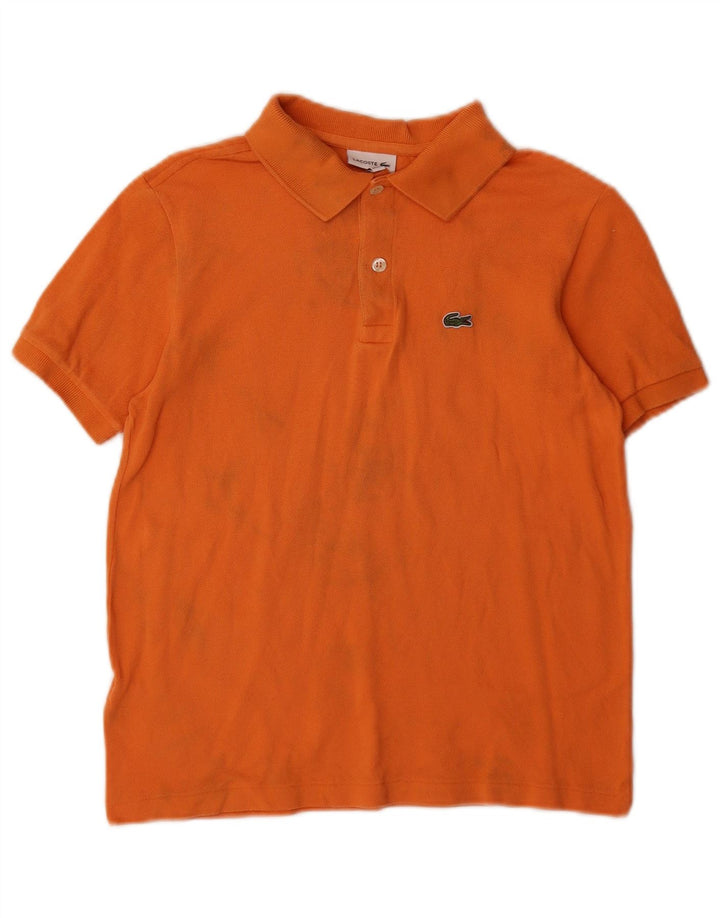 Polo Lacoste Niño 13-14 Años Naranja Algodón