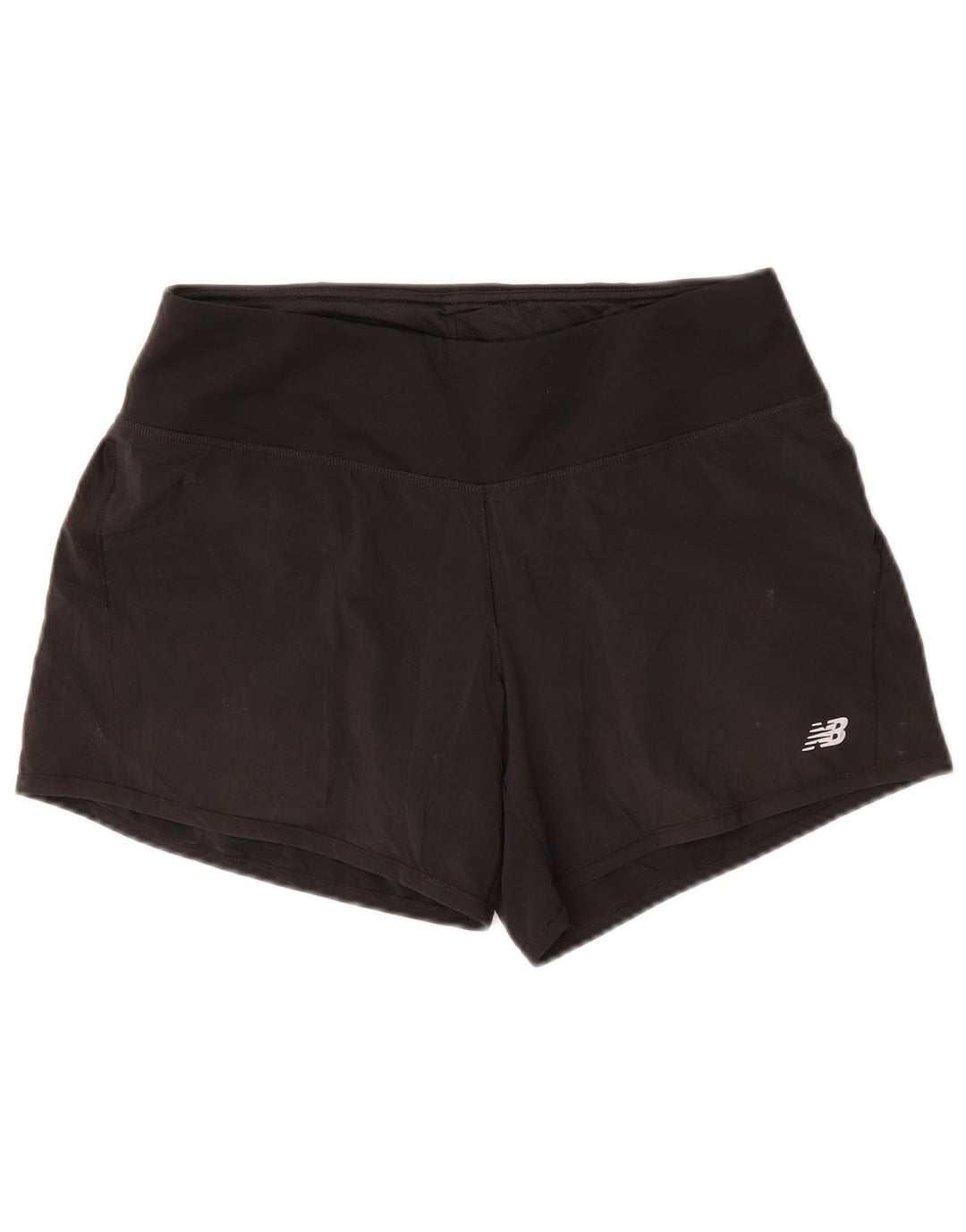 New Balance Pantalones cortos deportivos para mujer UK 12 Mediano Negro Poliéster