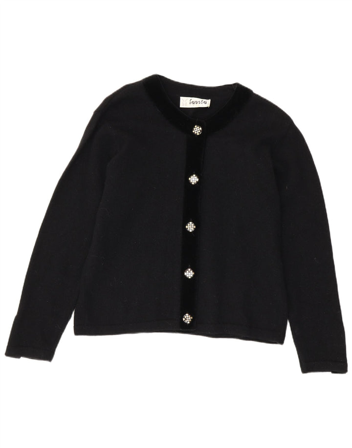Fausta - Cárdigan para mujer, talla 40, talla M, color negro