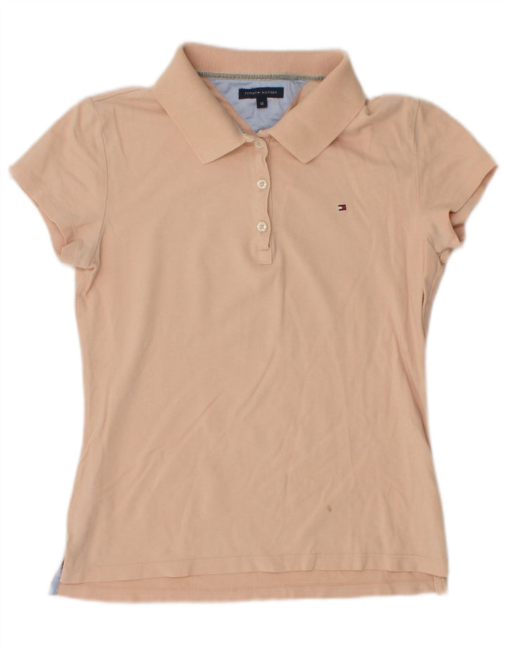 Tommy Hilfiger Polo para mujer UK 12 Mediano Naranja