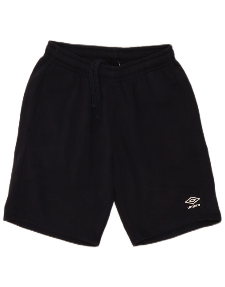 Pantalones Cortos Deportivos Umbro Hombre Azul Marino Medio Algodón