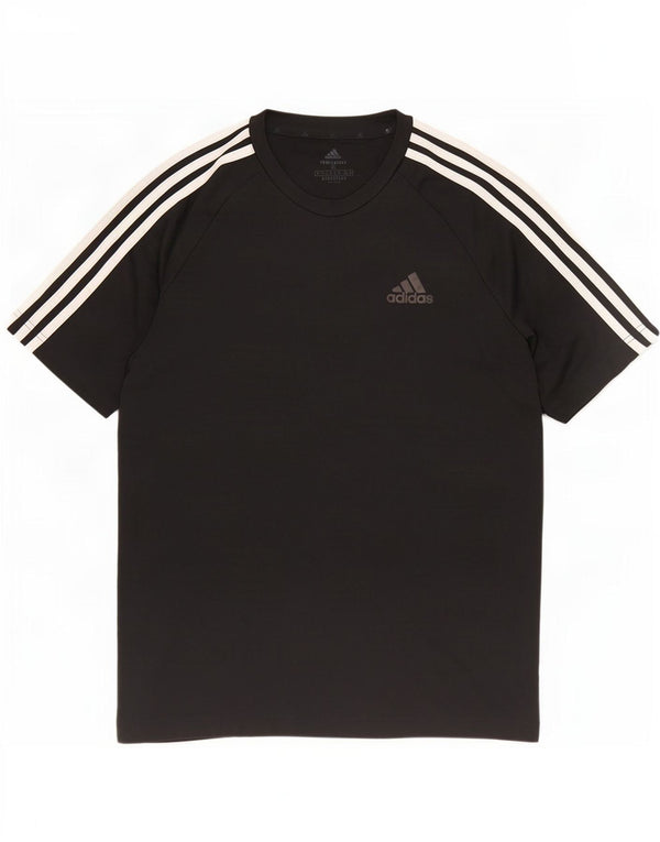 Adidas Hombre Aeroready Camiseta Top Pequeño Poliéster Negro