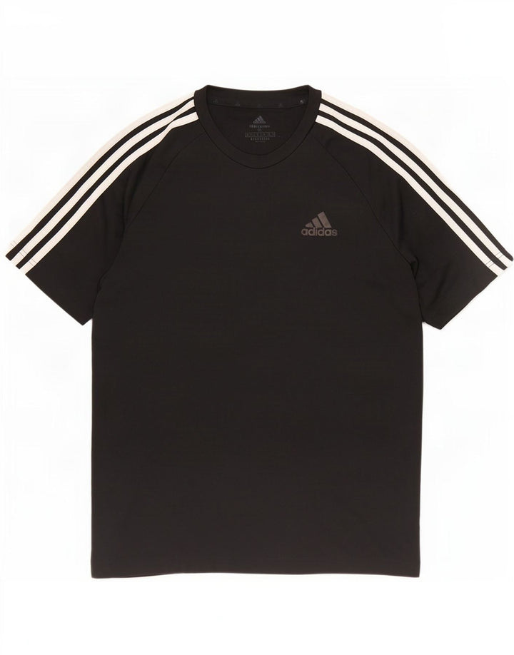 Adidas Hombre Aeroready Camiseta Top Pequeño Poliéster Negro