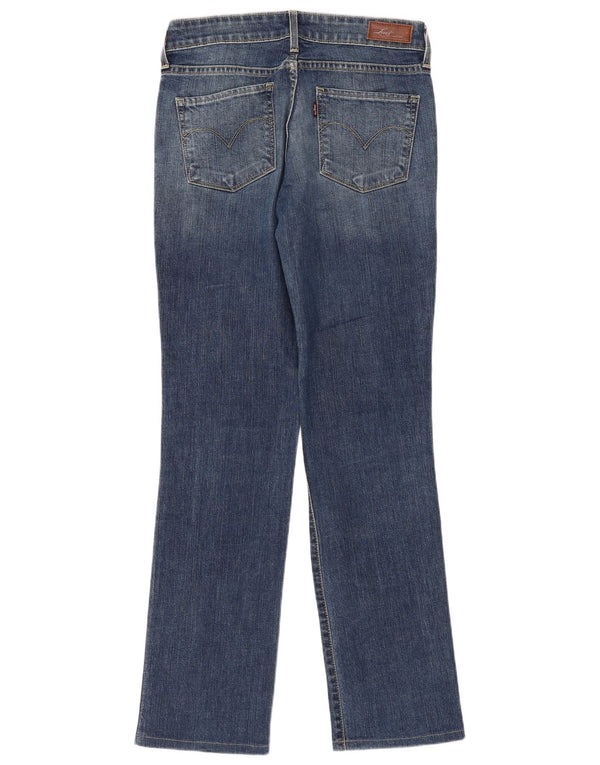 Levi's Vaqueros Rectos Demi Curve Para Mujer W26 L34 Algodón Azul