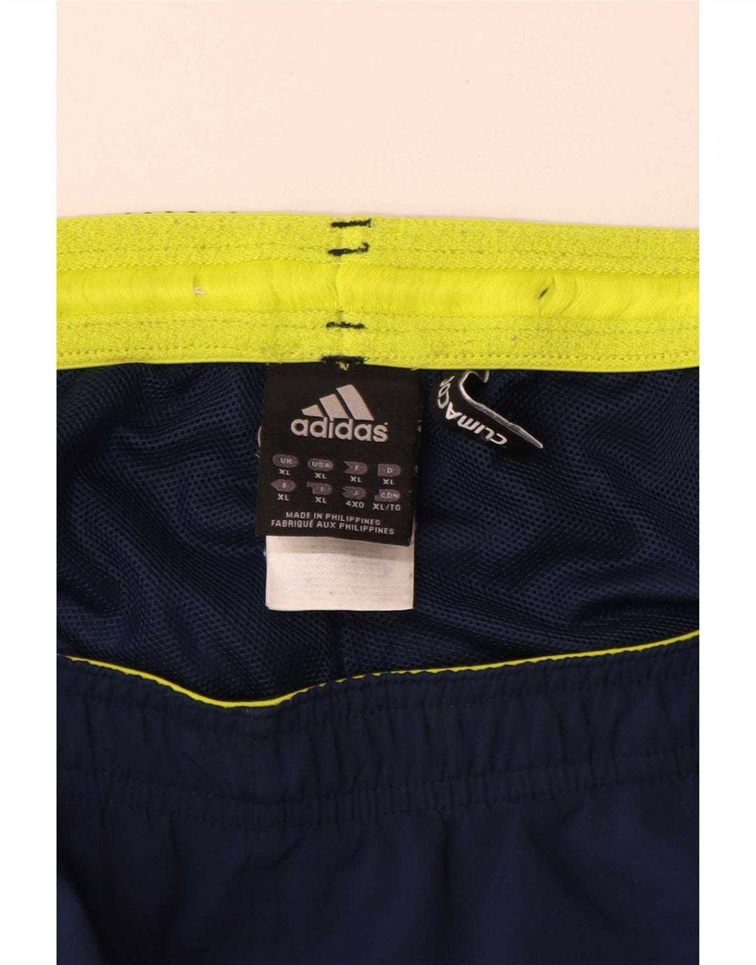 Adidas Mens Climacool Bermuda Sport Shorts XL Azul Marino Poliéster