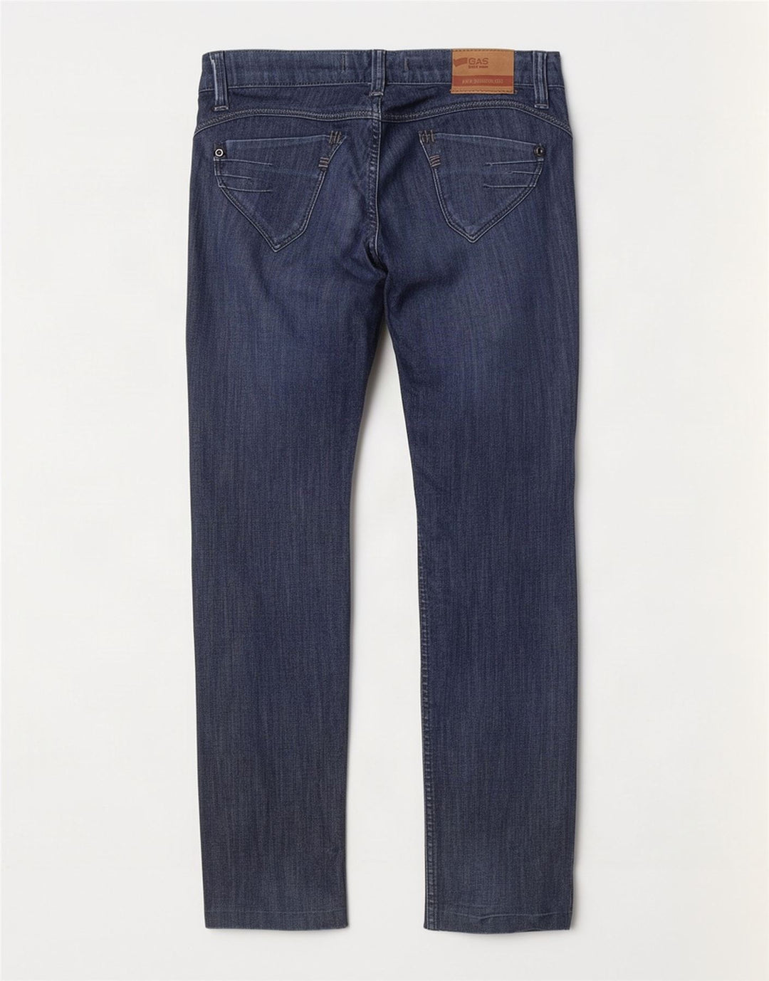 Vaqueros Slim Mujer Gas W27 L33 Azul Marino Algodón