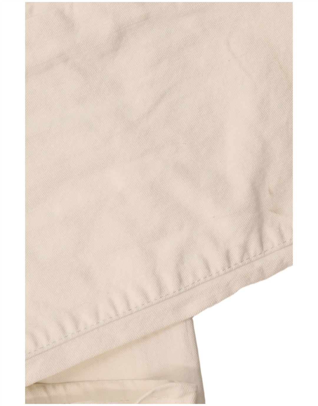 TRUSSARDI Vaqueros rectos para hombre W33 L33 Algodón blanco