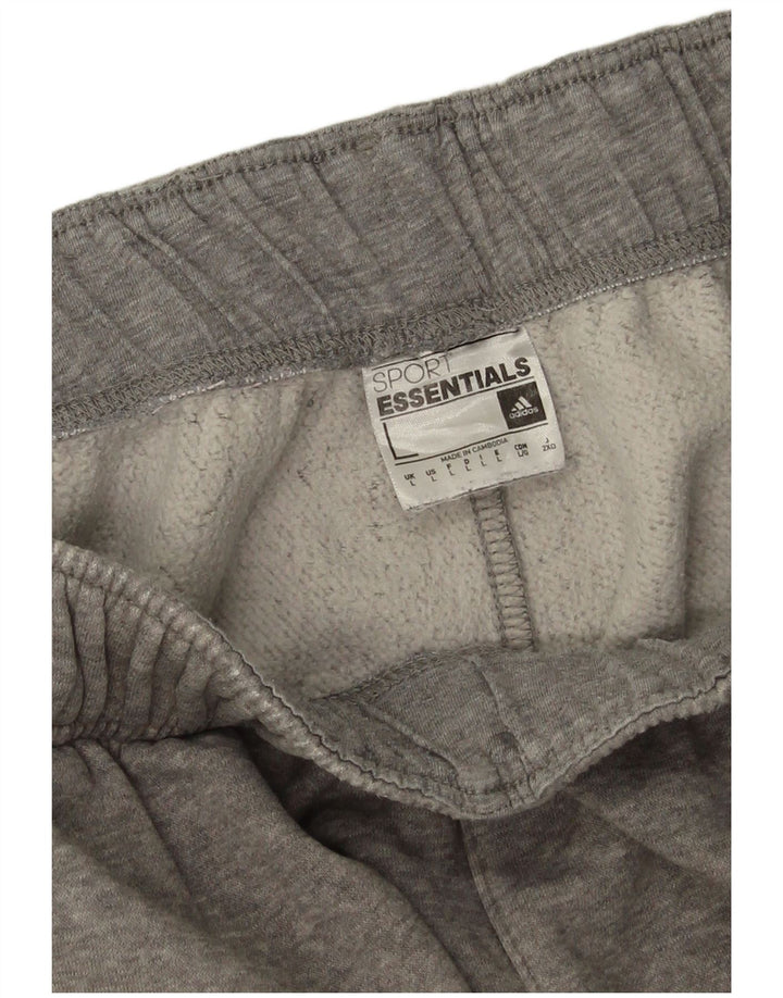 Adidas Hombre Graphic Chándal Pantalones Joggers Grande Gris