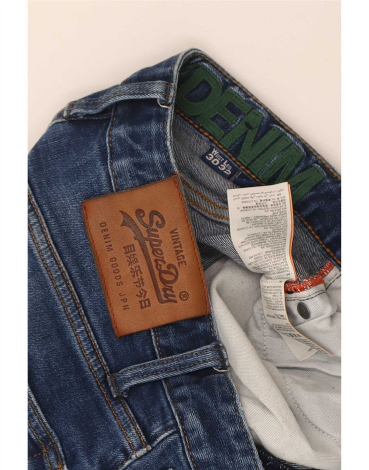 Vaqueros Superdry Mujer Slim W30 L32 Algodón Azul