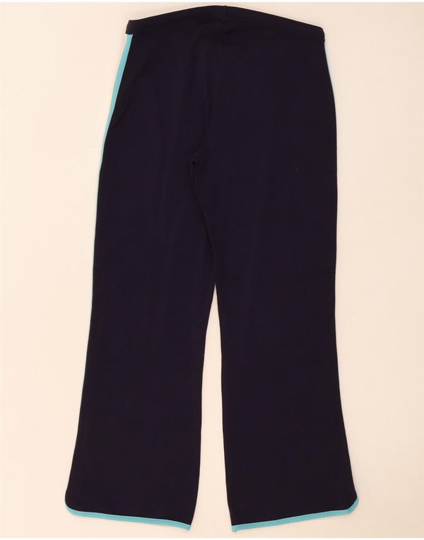 Puma Pantalones de chándal para mujer UK 44 Large Azul marino Colorblock Nylon