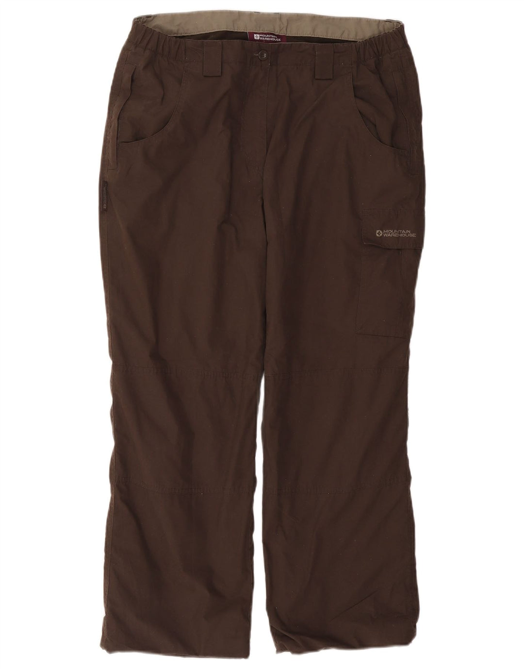 MOUNTAIN WAREHOUSE Pantalones cortavientos para mujer UK 14 Large W34 L27 Marrón
