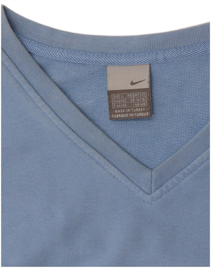Nike Mujer Sudadera Jumper UK 14/16 Grande Azul