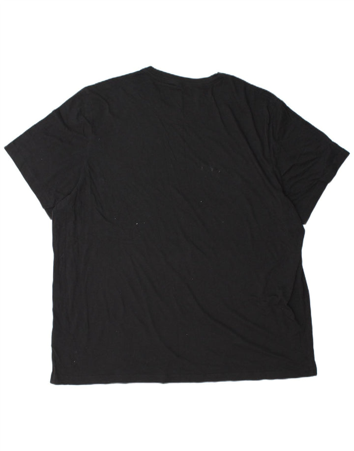 Nike Camiseta gráfica para hombre Top 3XL Algodón negro