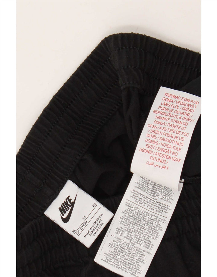 Nike Pantalones cortos deportivos para niños 13-14 años XL Negro Poliéster