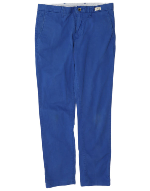 Tommy Hilfiger Pantalones chinos ajustados para hombre W32 L32 Algodón azul