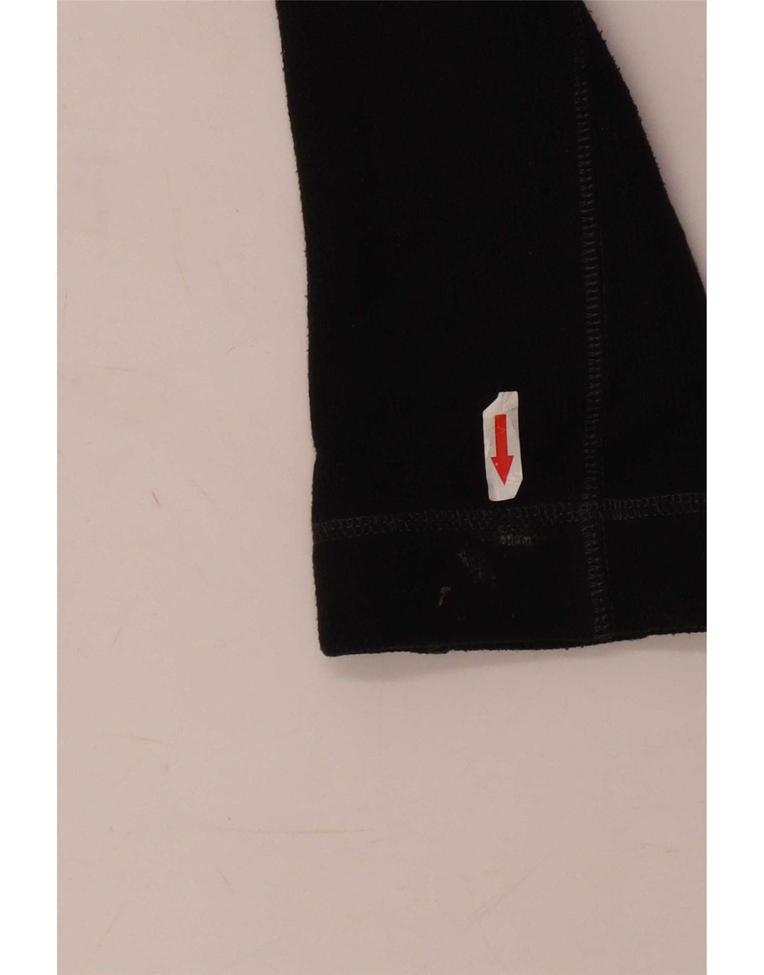 Columbia Jersey con cuello y cremallera para hombre, talla grande, poliéster negro