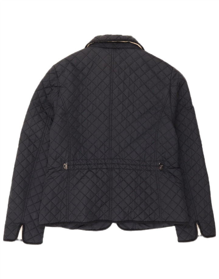 Hobbs Chaqueta acolchada para mujer UK 12 Medium Azul marino Poliamida