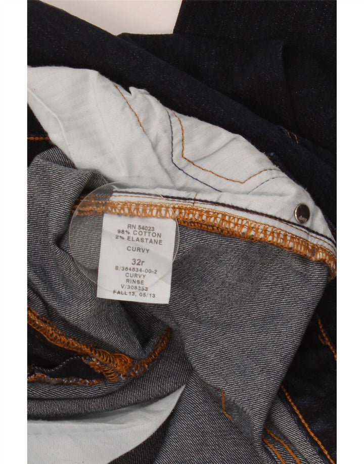 Vaqueros acampanados con curvas para mujer GAP W32 L33 Algodón azul marino