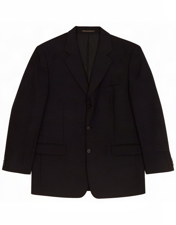 Marks & Spencer Chaqueta tipo blazer St. Michael de 3 botones para hombre UK 44 XL Negro