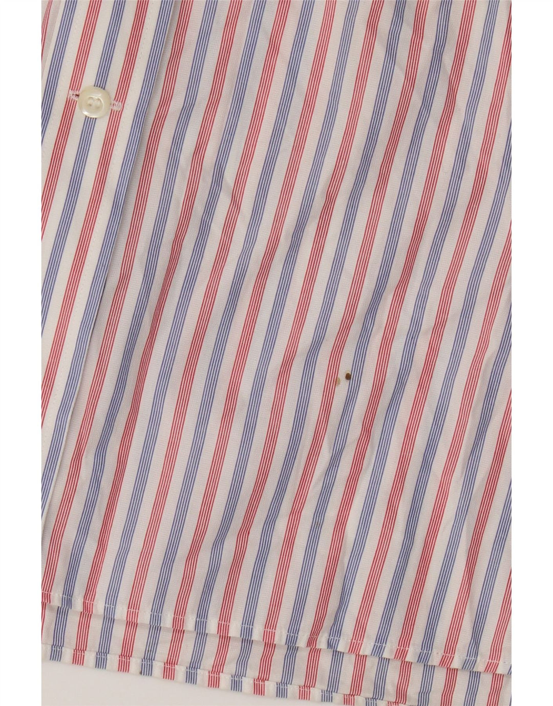 Boggi Milano Camisa Grande De Algodón A Rayas Rojas Hombre
