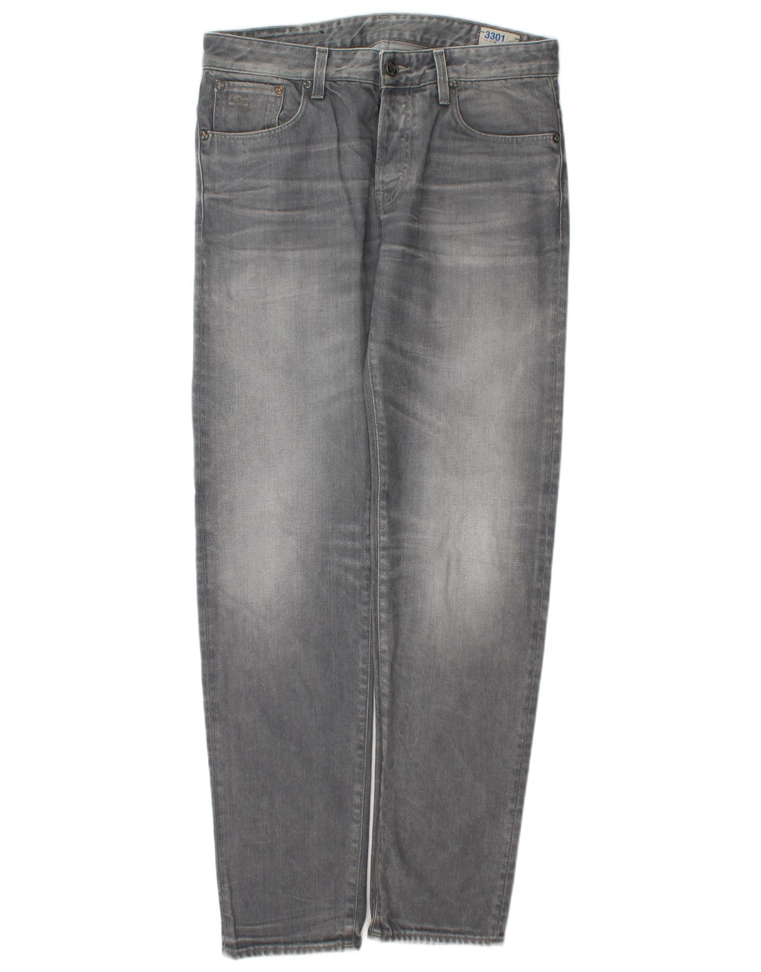Vaqueros ajustados para hombre G-Star W32 L34 Algodón gris