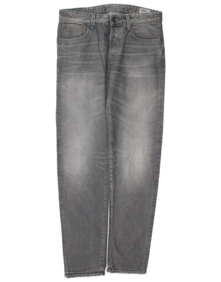 Vaqueros ajustados para hombre G-Star W32 L34 Algodón gris