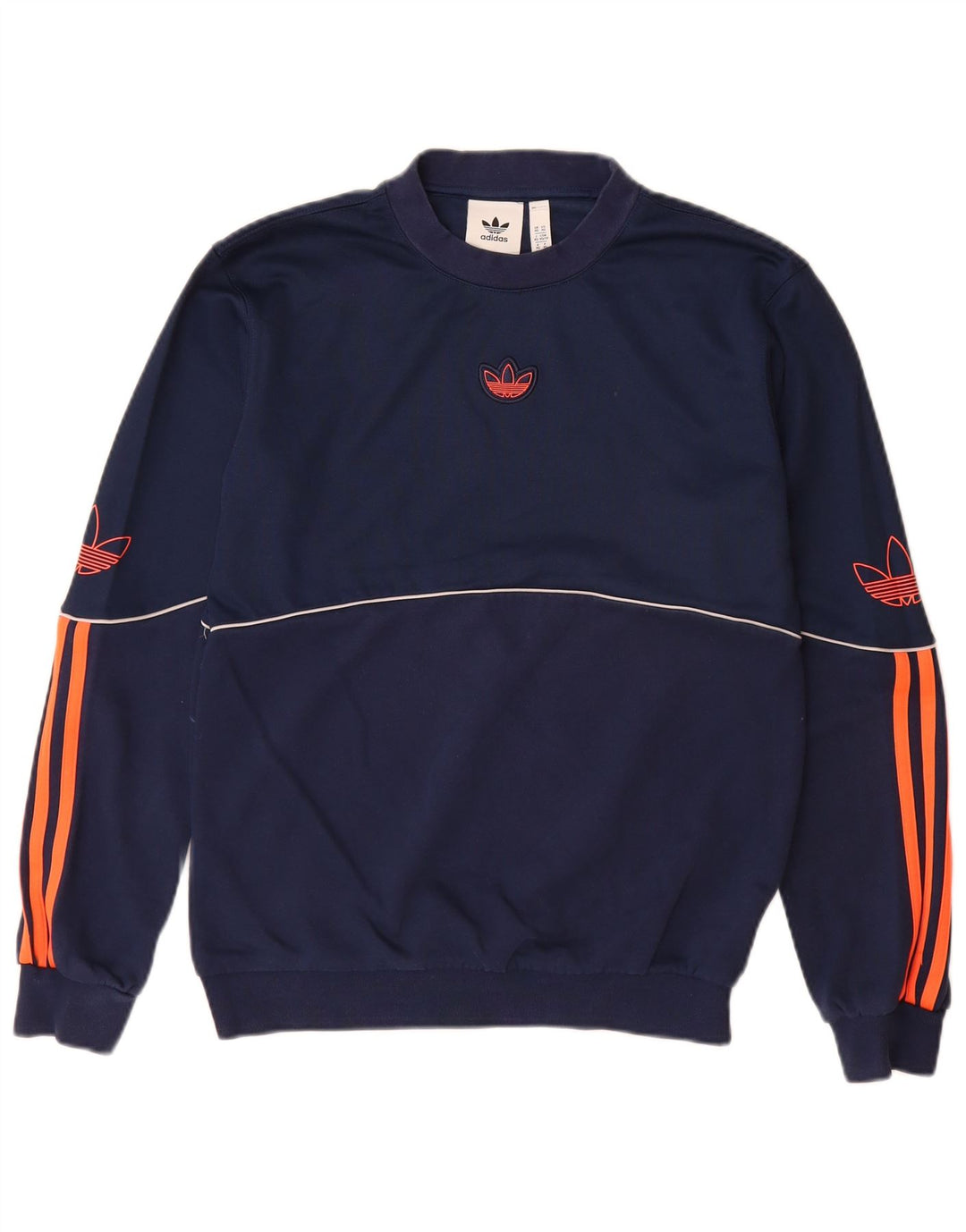 ADIDAS Sudadera gráfica para hombre Jumper XS Azul marino Algodón