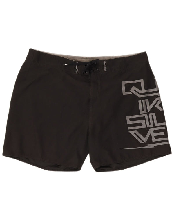 Quiksilver Hombre Graphic Bañador Shorts XL Poliéster Negro