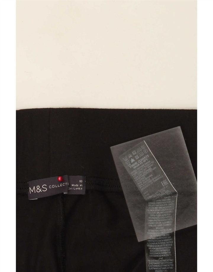 Marks & Spencer Leggings para mujer UK 40 XL Viscosa negra