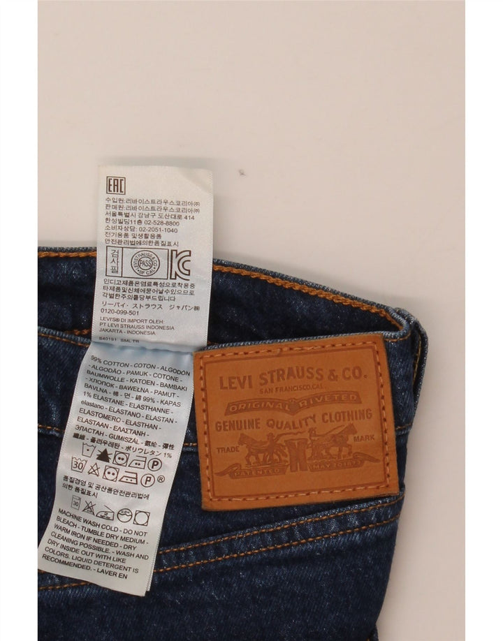 LEVI'S Vaqueros rectos Ribcage para mujer W30 L29 Algodón azul