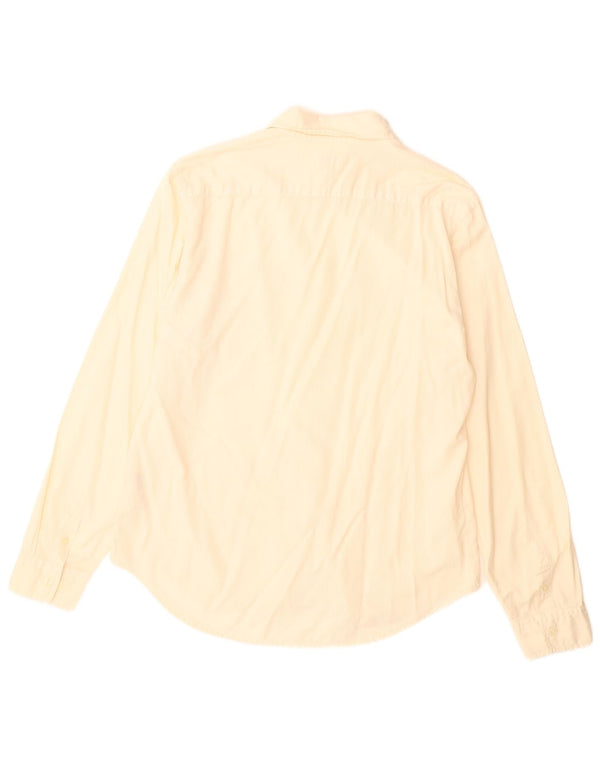 Calvin Klein Jeans Camisa de pana para hombre 2XL Algodón blanco roto